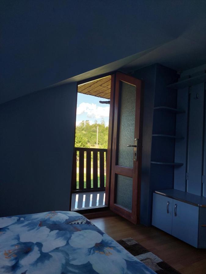 Cabana Cu Teren De Tenis -- Etaj Banita Exteriér fotografie
